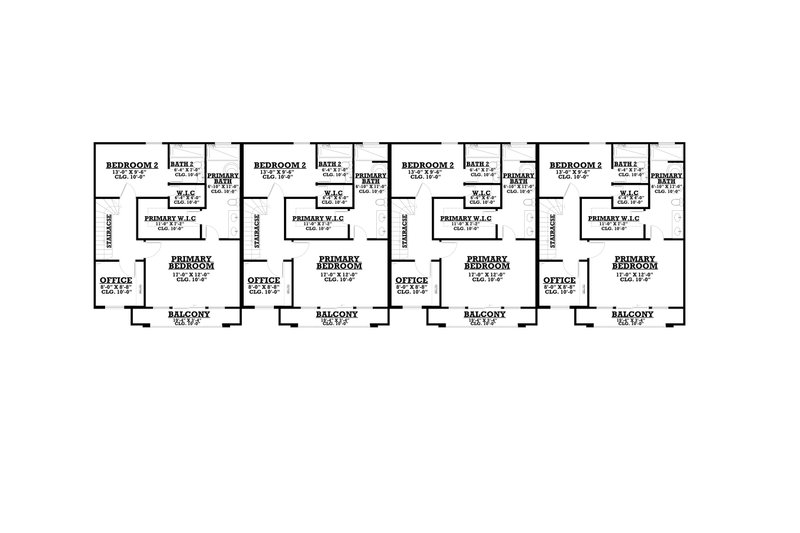 Architectural House Design - Floor Plan - Other Floor for Modern House Plan #1112-12 - 3 bed, 3.5 bath