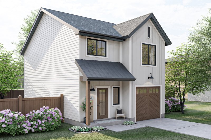 House Design - Exterior - Other Elevation for Farmhouse House Plan #455-236 - 3 bed, 2.5 bath
