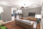 Craftsman Style House Plan - 4 Beds 2 Baths 1612 Sq/Ft Plan #44-179 Interior 