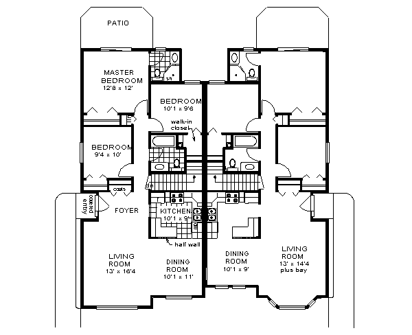 House Blueprint - Traditional Floor Plan - Main Floor Plan #18-1031