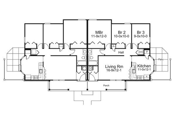 Dream House Plan - Country Floor Plan - Main Floor Plan #57-682