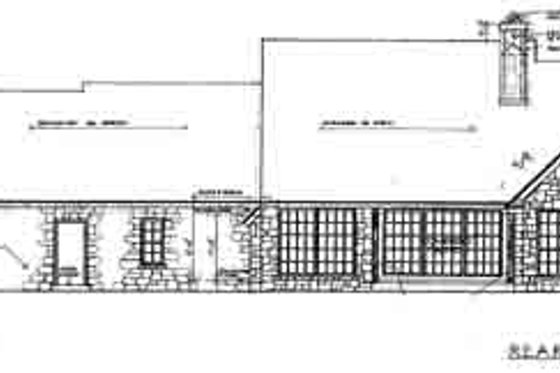 Exterior - Rear Elevation for Colonial House Plan #310-238 - 3 bed, 2.5 bath