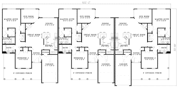 Home Plan - Traditional Floor Plan - Main Floor Plan #17-573