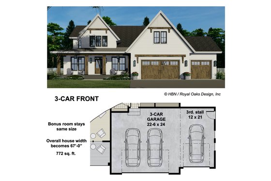 Floor Plan - Other Floor 1 for Farmhouse House Plan #51-1207 - 5 bed, 3.5 bath