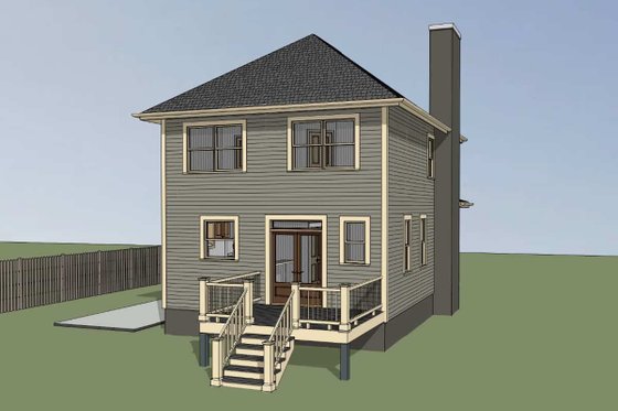 Exterior - Other Elevation for Farmhouse House Plan #79-172 - 3 bed, 2.5 bath