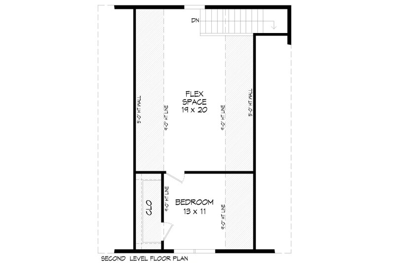 Dream House Plan - Floor Plan - Upper Floor for Southern House Plan #932-831 - 1 bed, 0 bath