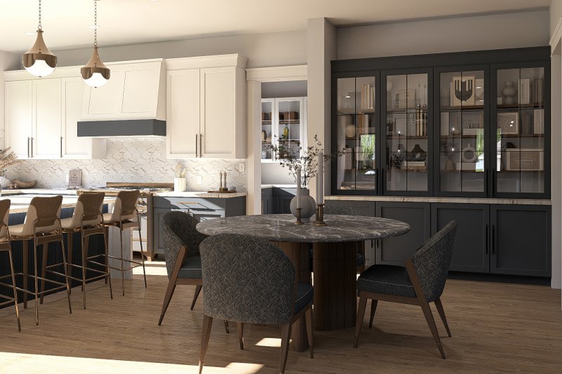 House Design - Interior - Dining Room 1 for Colonial House Plan #455-347 - 4 bed, 3.5 bath