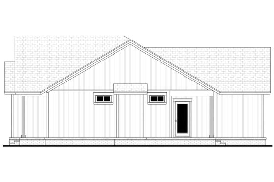 Exterior - Other Elevation 1 for Cottage House Plan #430-247 - 2 bed, 2 bath