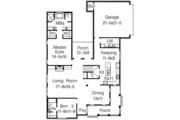Southern Style House Plan - 4 Beds 4 Baths 2932 Sq/Ft Plan #15-270 
