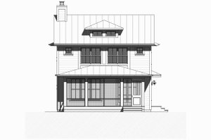 Exterior - Front Elevation 3 for Beach House Plan #901-121 - 3 bed, 2.5 bath