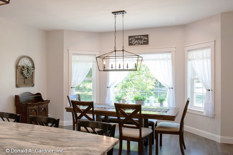 Architectural House Design - Interior - Dining Room for Ranch House Plan #929-1004 - 4 bed, 3 bath