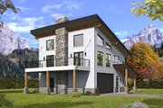 Modern Style House Plan - 2 Beds 2 Baths 1371 Sq/Ft Plan #932-373 