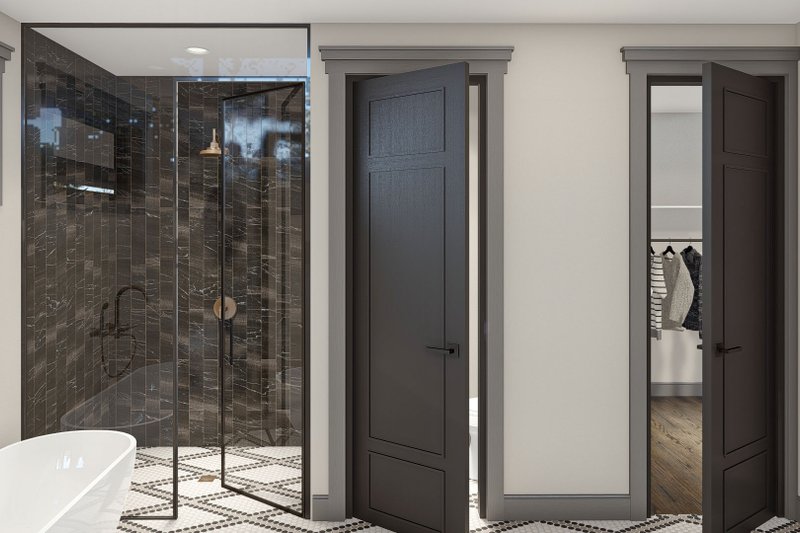 Architectural House Design - Interior - Master Bathroom for Barndominium House Plan #455-531 - 3 bed, 2 bath