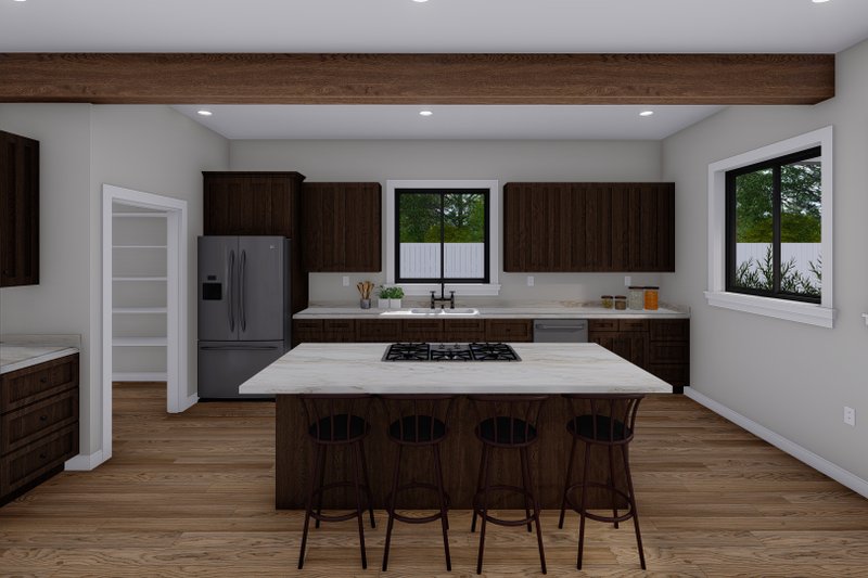 Architectural House Design - Interior - Kitchen for Farmhouse House Plan #1060-168 - 3 bed, 2.5 bath