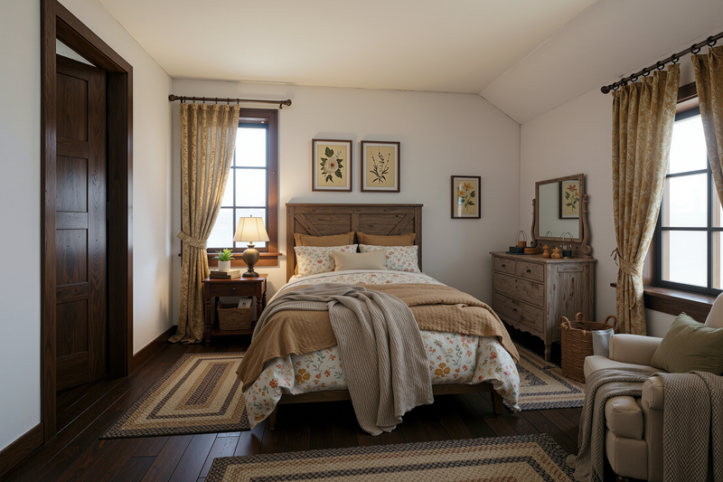 Dream House Plan - Interior - Bedroom for Cottage House Plan #48-1211 - 2 bed, 2.5 bath
