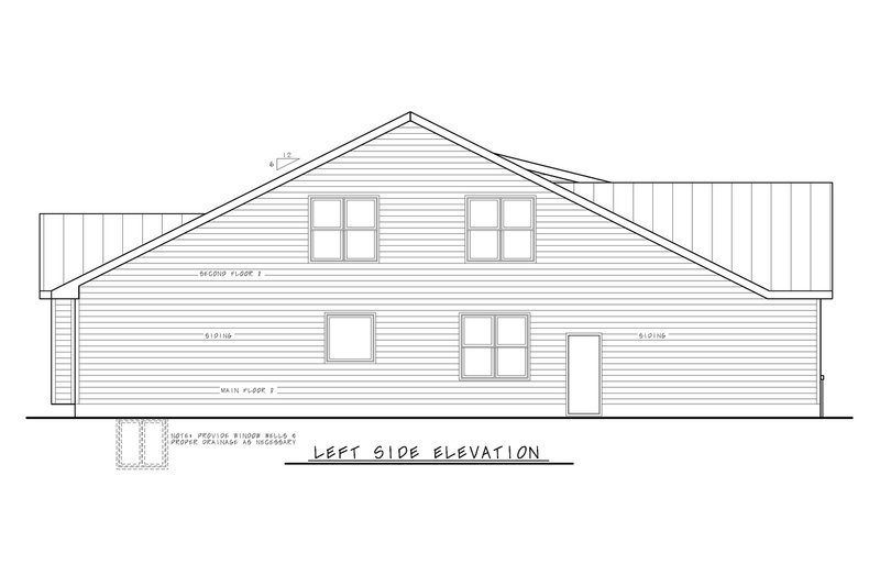 Home Plan - Exterior - Other Elevation for Modern House Plan #20-2550 - 3 bed, 2.5 bath