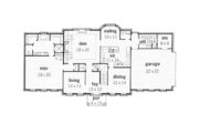 Southern Style House Plan - 4 Beds 3.5 Baths 2997 Sq/Ft Plan #16-220 