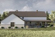 Barndominium Style House Plan - 4 Beds 3.5 Baths 3835 Sq/Ft Plan #455-726 Exterior 