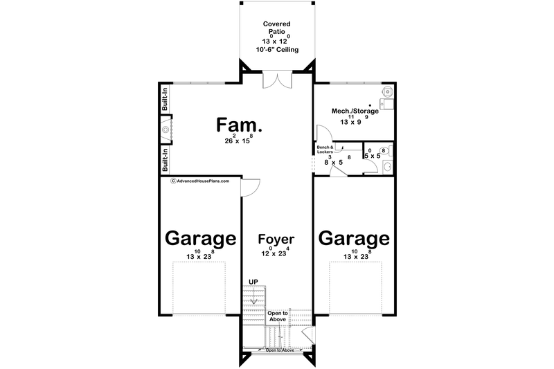 House Plan Design - Floor Plan - Main Floor for Modern House Plan #455-733 - 3 bed, 2.5 bath