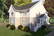 Southern Style House Plan - 3 Beds 2 Baths 2558 Sq/Ft Plan #79-242 Exterior 
