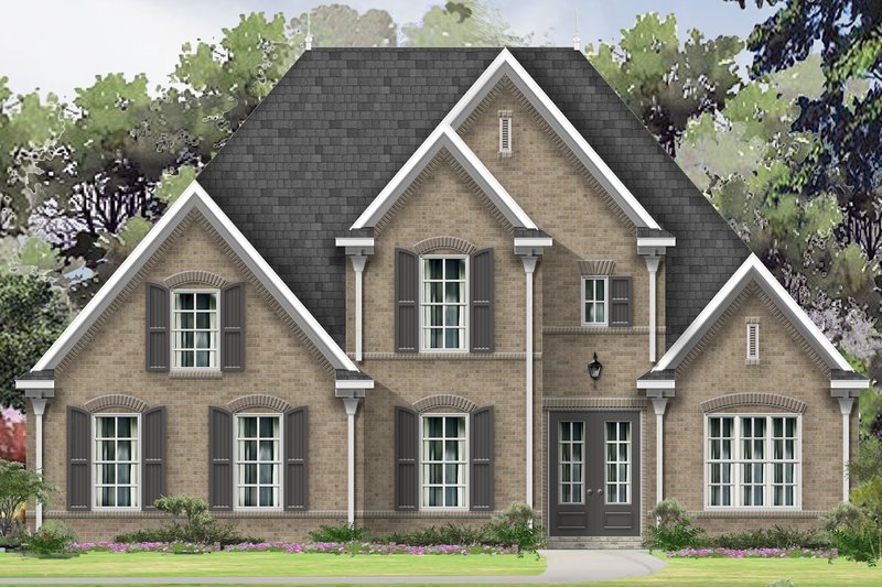 Traditional Style House Plan - 4 Beds 3 Baths 2800 Sq/Ft Plan #424-427