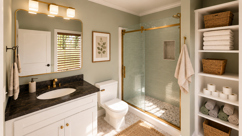 Interior - Bathroom 1 for Farmhouse House Plan #44-319 - 4 bed, 3.5 bath