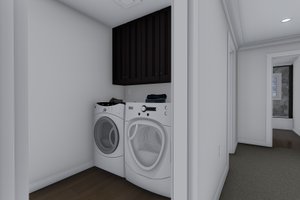 Interior - Laundry for Ranch House Plan #1060-13 - 6 bed, 3 bath