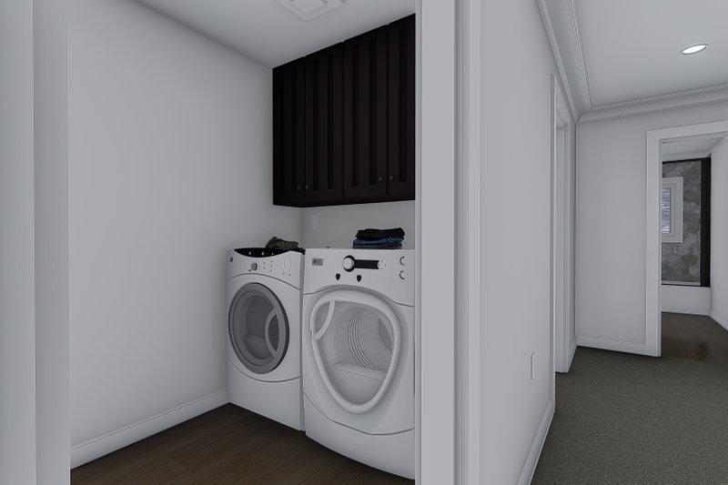 Dream House Plan - Interior - Laundry for Ranch House Plan #1060-13 - 6 bed, 3 bath