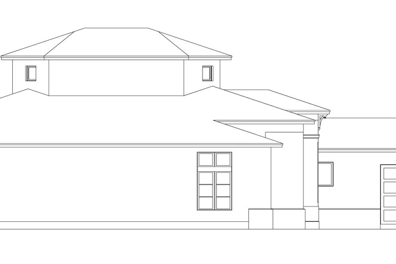 House Blueprint - Exterior - Other Elevation for Contemporary House Plan #1058-220 - 3 bed, 2.5 bath