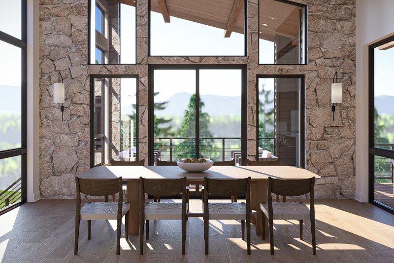 Home Plan - Interior - Dining Room for Modern House Plan #455-814 - 1 bed, 1.5 bath