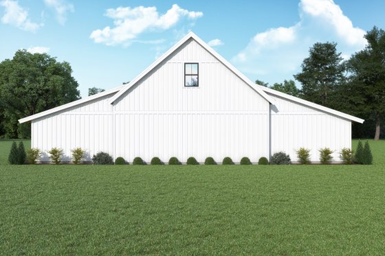 Exterior - Rear Elevation for Barndominium House Plan #1070-217 - 1 bed, 2 bath