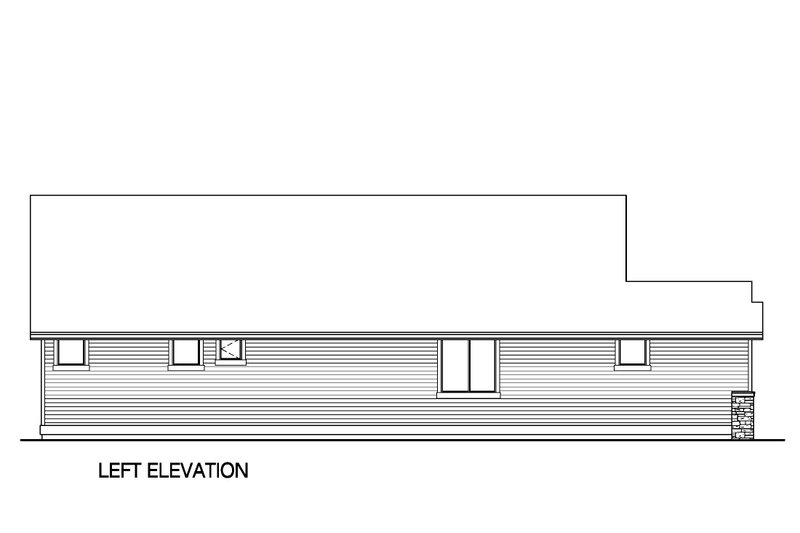 Architectural House Design - Exterior - Other Elevation for Farmhouse House Plan #569-42 - 2 bed, 2 bath