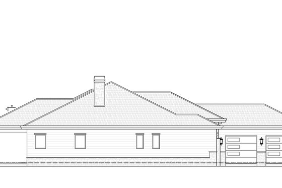 Exterior - Other Elevation 1 for Craftsman House Plan #938-147 - 3 bed, 3.5 bath