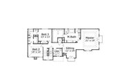 European Style House Plan - 3 Beds 3.5 Baths 3267 Sq/Ft Plan #411-646 