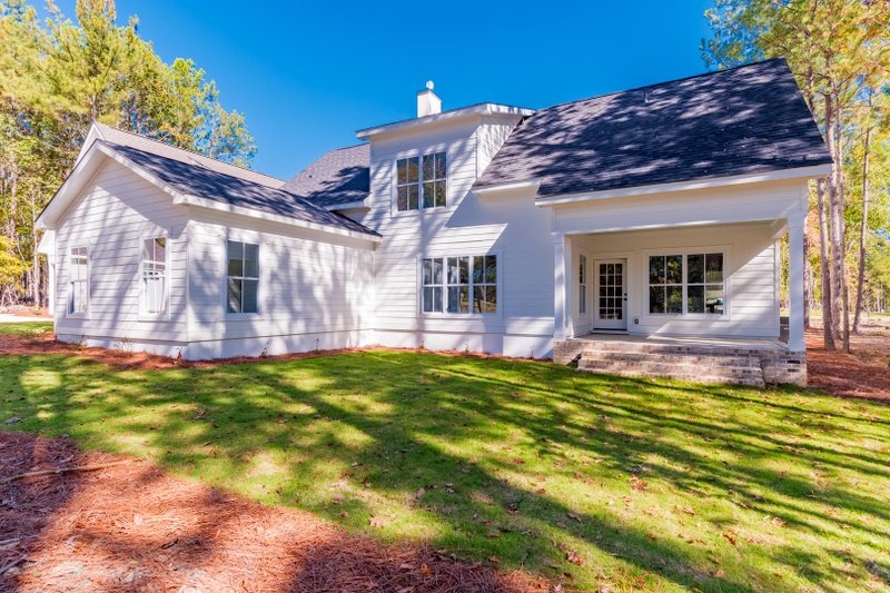 Dream House Plan - Exterior - Rear Elevation for Farmhouse House Plan #461-108 - 4 bed, 3.5 bath
