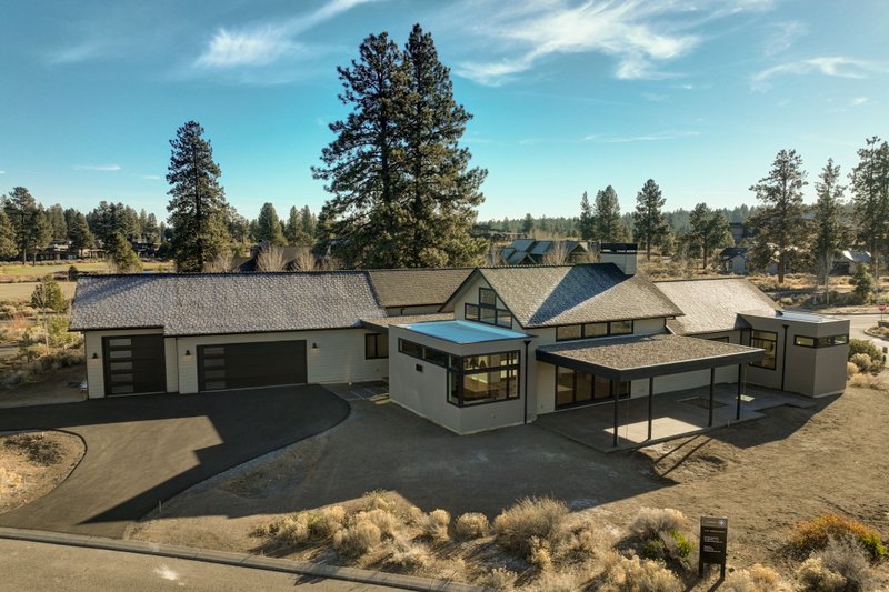 House Blueprint - Exterior - Front Elevation 5 for Contemporary House Plan #892-44 - 3 bed, 3.5 bath