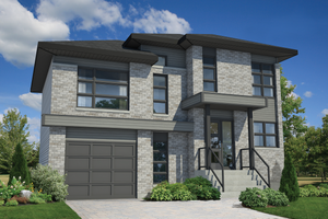 Contemporary Exterior - Front Elevation Plan #25-4347
