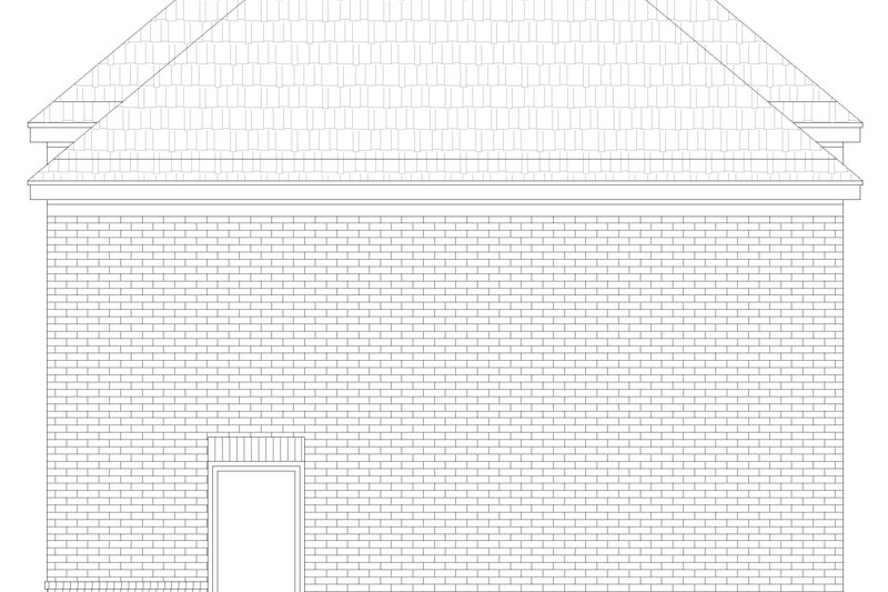 Architectural House Design - Exterior - Other Elevation 1 for Colonial House Plan #932-1150 - 1 bed, 1 bath