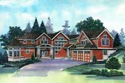 Craftsman Style House Plan - 5 Beds 4.5 Baths 6539 Sq/Ft Plan #132-181 