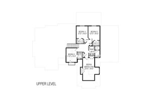 Floor Plan - Upper Floor for European House Plan #920-87 - 9 bed, 4 bath