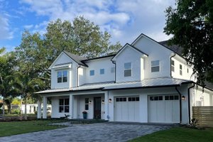 House Blueprint - Traditional Exterior - Front Elevation Plan #1058-218