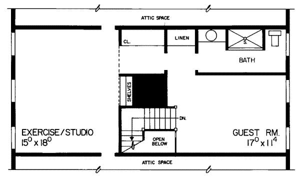 Colonial Floor Plan - Other Floor Plan #72-369