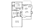 Cottage Style House Plan - 2 Beds 2 Baths 1075 Sq/Ft Plan #58-104 