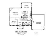 Traditional Style House Plan - 3 Beds 2.5 Baths 2100 Sq/Ft Plan #1010-240 