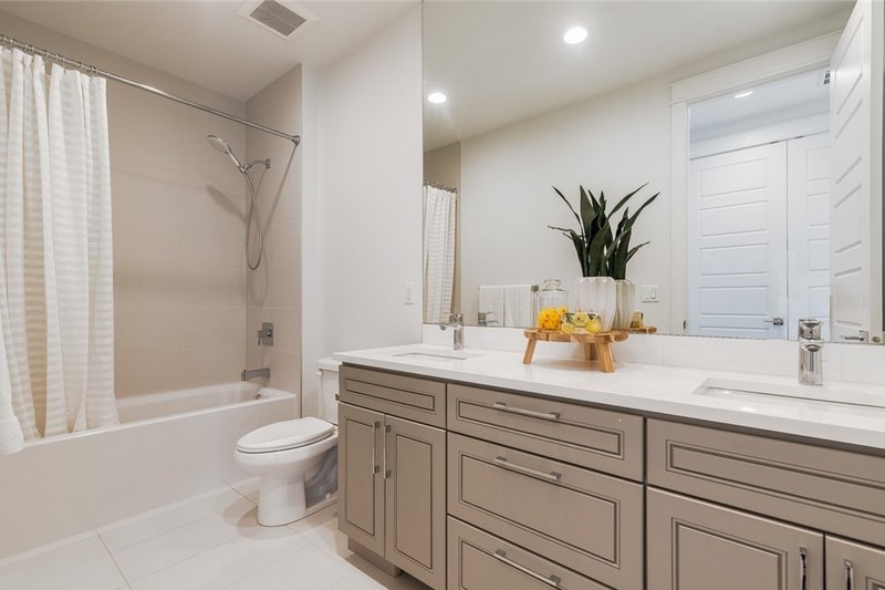 House Blueprint - Interior - Bathroom 1 for Contemporary House Plan #1066-121 - 4 bed, 2.5 bath