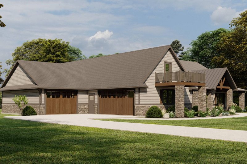 House Plan Design - Exterior - Other Elevation for Craftsman House Plan #1064-199 - 4 bed, 3.5 bath