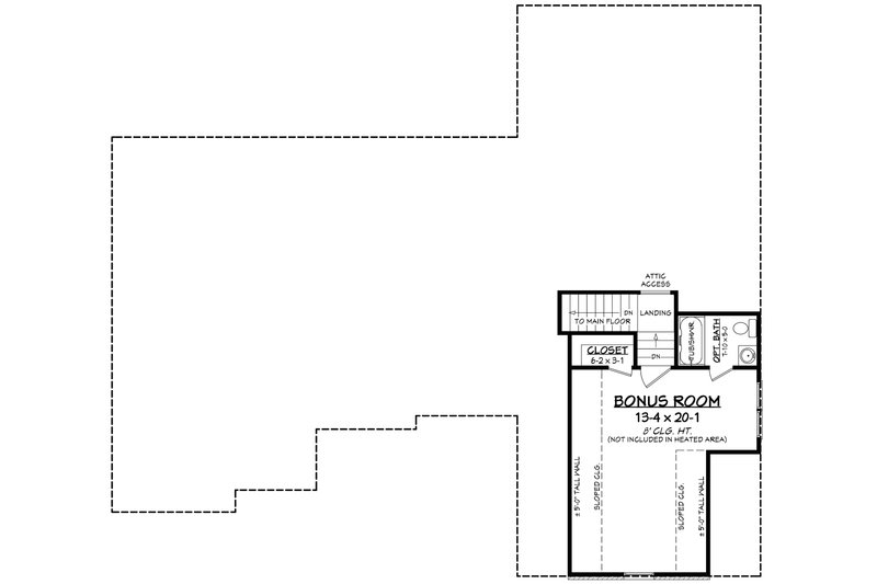 Dream House Plan - Bonus Room Option