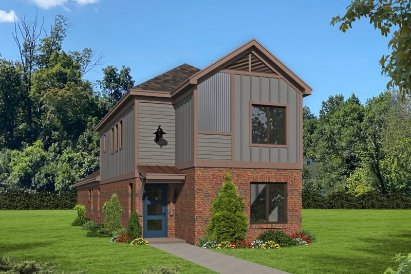 Dream House Plan - Traditional Exterior - Front Elevation Plan #932-398