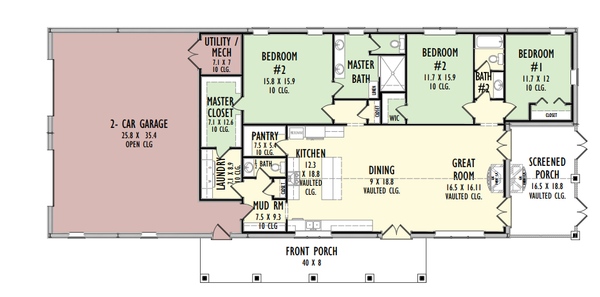 Dream House Plan - Barndominium Floor Plan - Main Floor Plan #1092-37