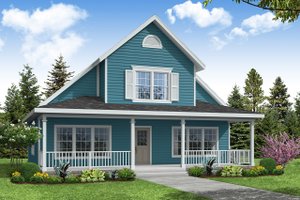 Home Plan - Cottage Exterior - Front Elevation Plan #124-380